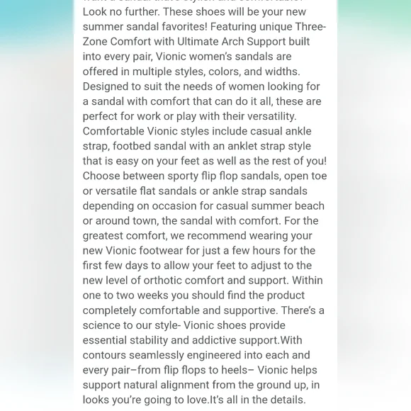 Vionic Sandals - Picture 5 of 5